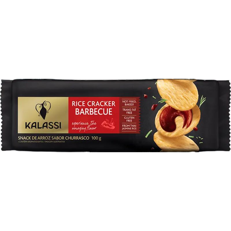 Snack de Arroz Sabor Churrasco Kalassi 100g